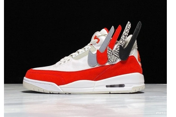 JORDAN WHITE CJ0939-100 RETRO RED TINKER 3 CJ0939-100 UNIVERSITY AIR 0813